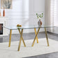 Dining Table With Transparent Surface