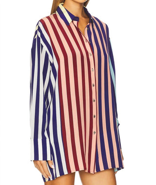 Muma World - Striped Oversized Shirt