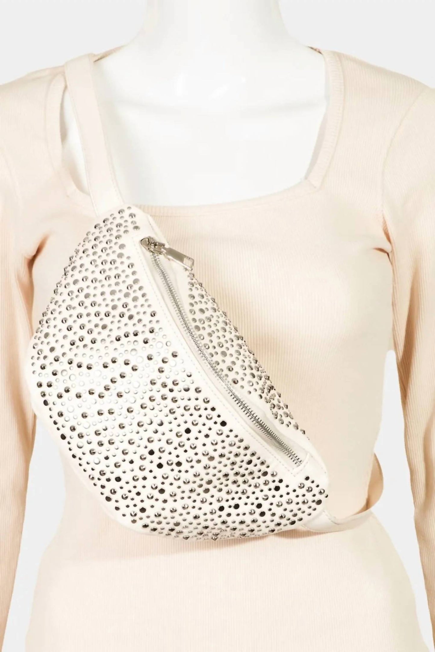 Trendsi - Women's Fame Studded Crossbody Bag