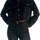 Elan - Graffiti Rock & Love Cropped Jacket