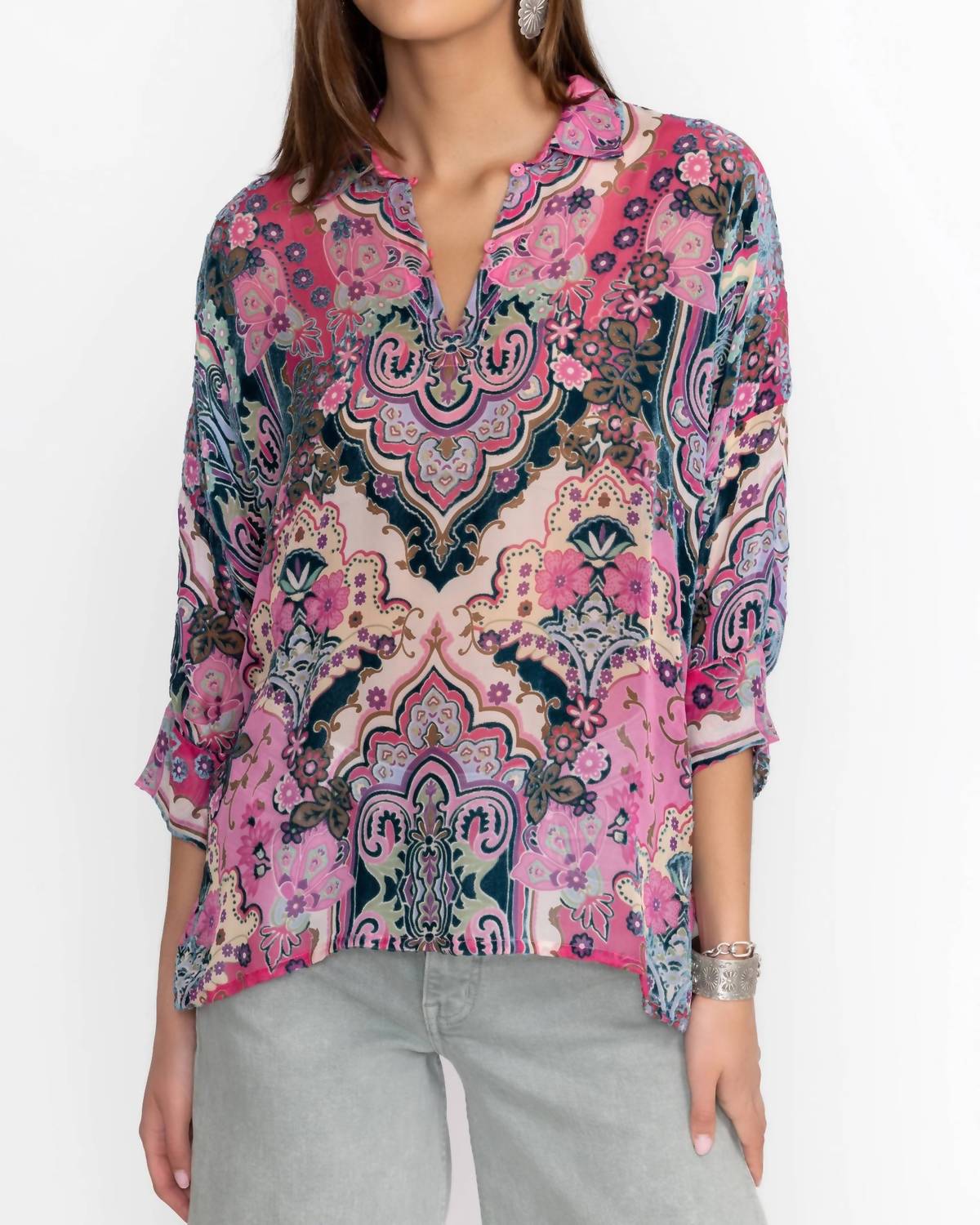 Johnny Was - Marlow Burnout Blouse
