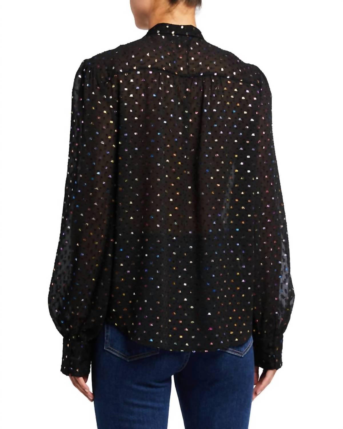 Paige - Women's Cleobelle Long Sleeve Tie Neck Blouse