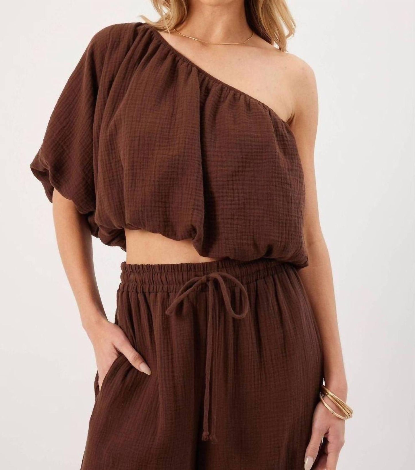 Kylie Paige - Lina One Shoulder Top
