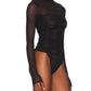 Free People - Under It All Long Sleeve Mock Neck Bodysuit
