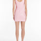 Amanda Uprichard - Margot Faux-leather Sleeveless Mini Dress