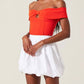 Astr - Telayna Off Shoulder Bow Top
