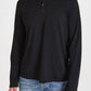 Atm - Classic Jersey Long Sleeve Henley Top