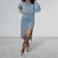 Mable - Denim Skirt Set