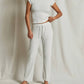 Perfectwhitetee - Leann Sweater Rib Pant