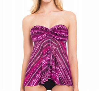 Perfil por Gottex - Top Tanquíni Indian Sunset Bandeau