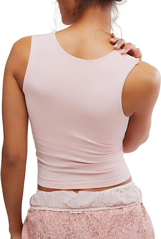 Free People - Camisola Muscular com Linhas Limpas