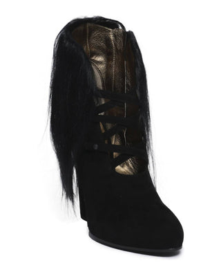 Bottega Veneta - Women's Fur Heels