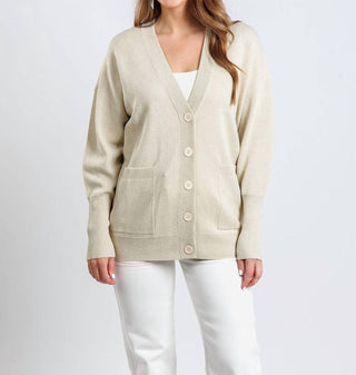 Lanhtropy - Cardigan Aspen Lurex