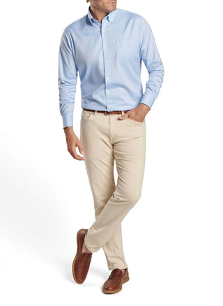 Peter Millar - Campbell Crown Pinpoint Cotton-stretch Sport Shirt