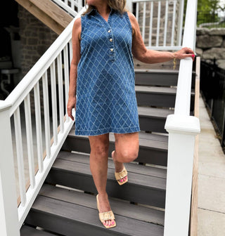 Entro - Diamond Days Denim Mini Dress