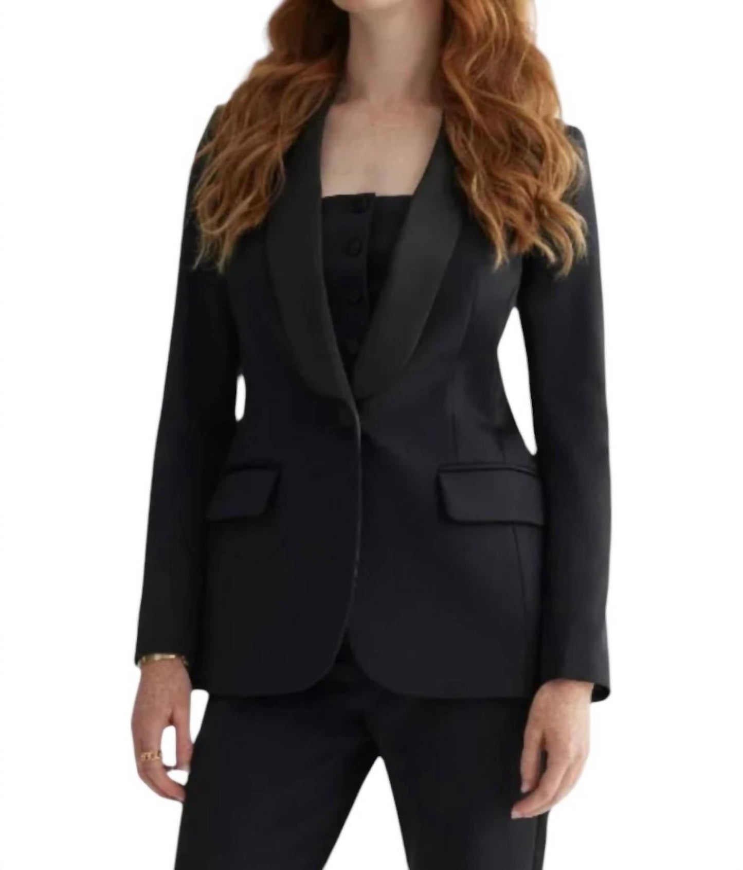 Iris Setlakwe - Blazer With Satin Collar