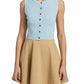 A.L.C. - Lottie Cropped Cotton Knit Top