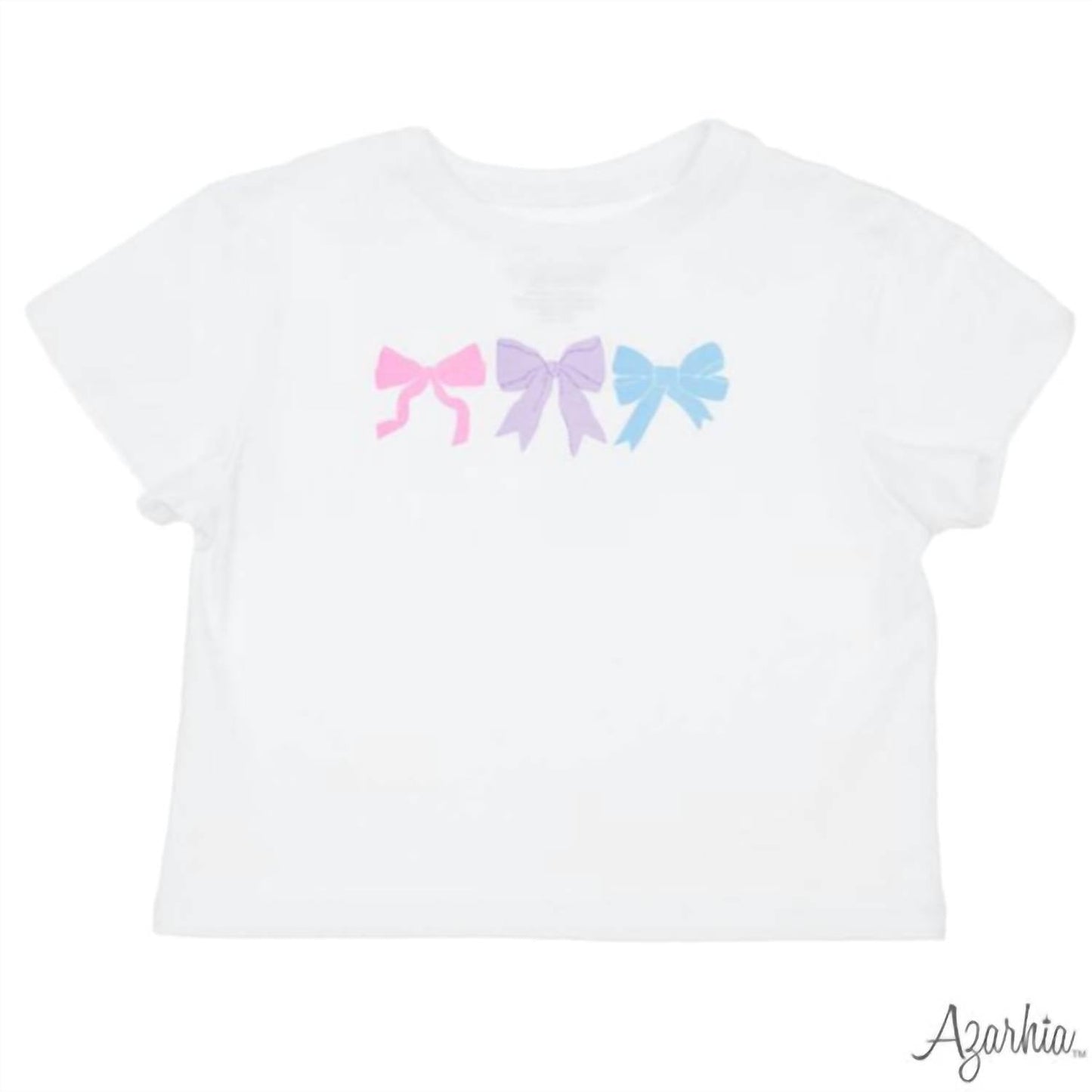 Azarhia - Girls Pastel Bows Tee