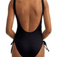 Polo Ralph Lauren - Lace-up Side One Piece Swimsuit