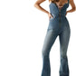 Free People - 2nd Ave Curvy Denim Jumpsuit