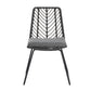 DEJA Chair 2PCS with 2 Cushions, Gray