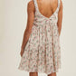 Wishlist - Pleated Floral Mini Dress