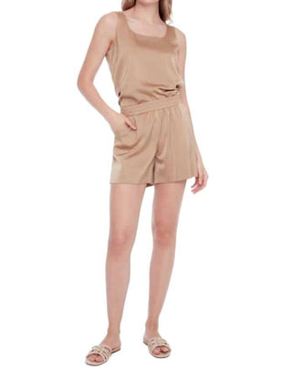 I Love Tyler Madison - Rose Solid Satin Lounge Shorts