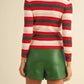 Anniewear - Carol Striped Ribbed Top