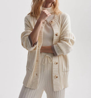 Varley - Cardigan de malha relaxado Pensdale