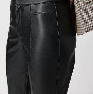 Free People - Calça de couro vegana Uptown High Rise