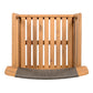 Patio Set Outdoor Acacia Wood Furniture Sets - Braided Dining Chairs & Dining Table