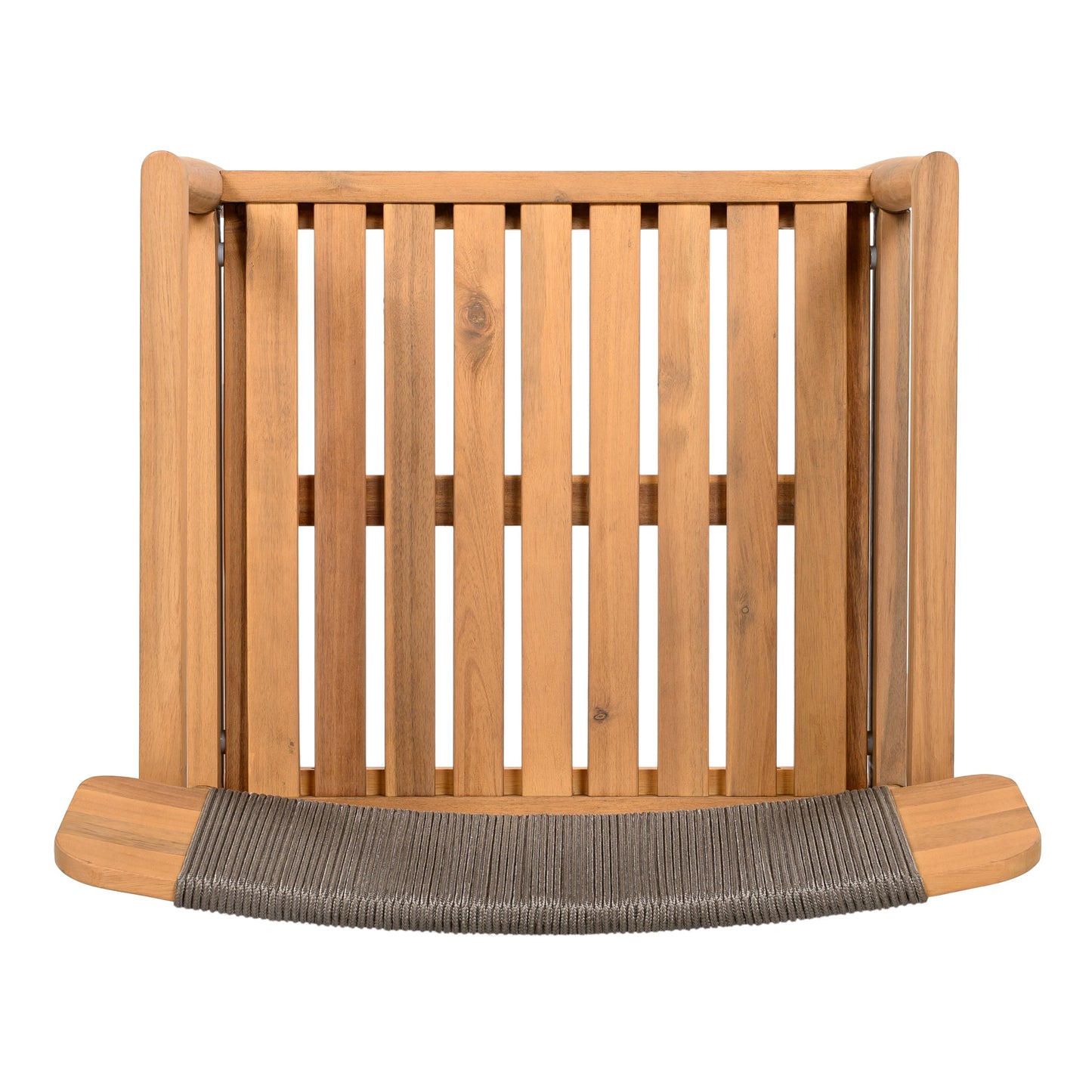 Patio Set Outdoor Acacia Wood Furniture Sets - Braided Dining Chairs & Dining Table