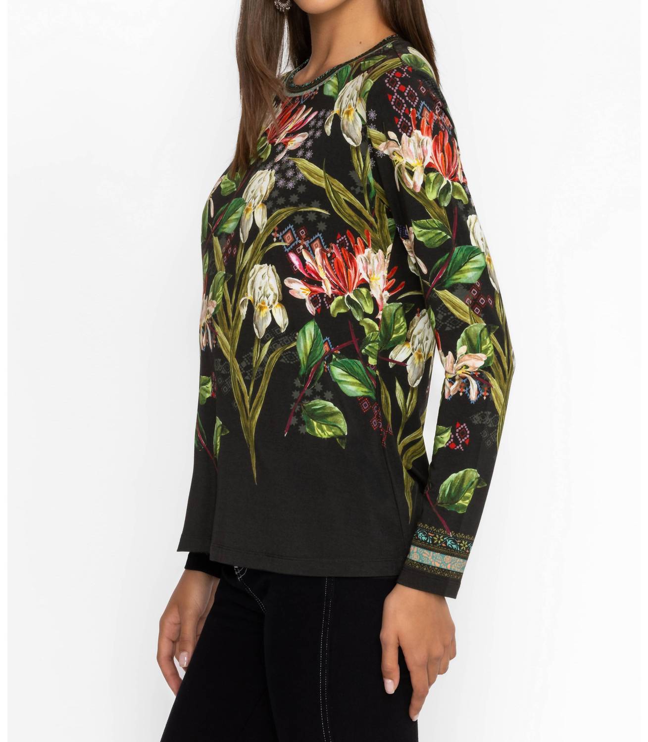 Johnny Was - The Janie Favorite Long Sleeve Crew