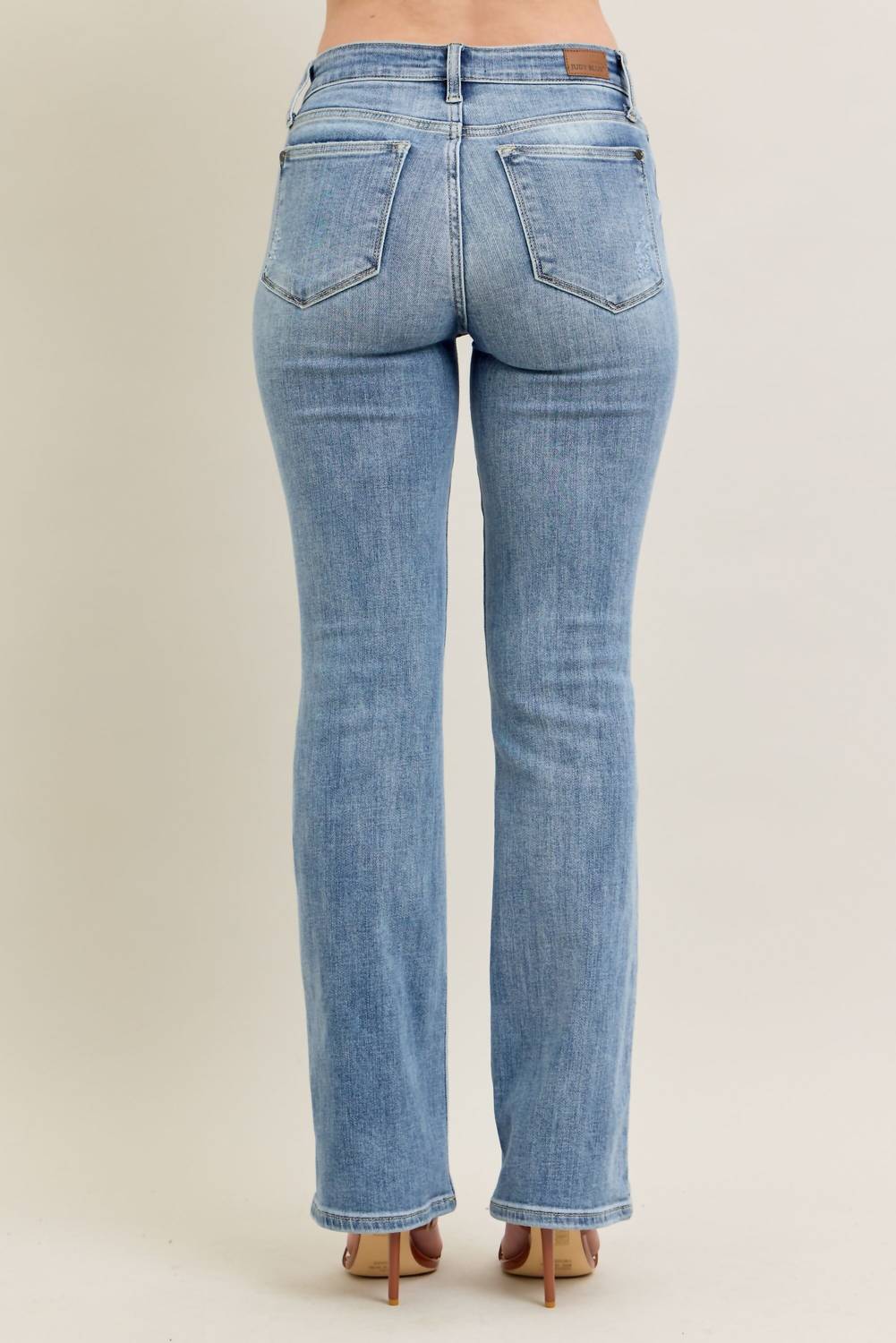 Judy Blue - Women's Mid Rise Boot Cut Jeans