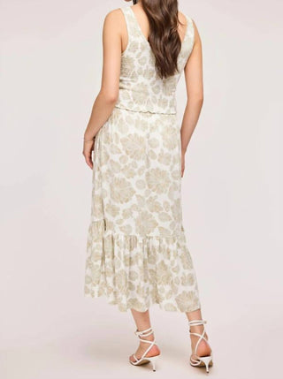 Gentle Fawn - Saia midi estampada Elaine Bloom