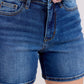 Judy Blue - 2 Button Mid Length Dad Shorts