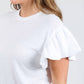 Nation Ltd - Women's Camille Ruffle Sleeve Top