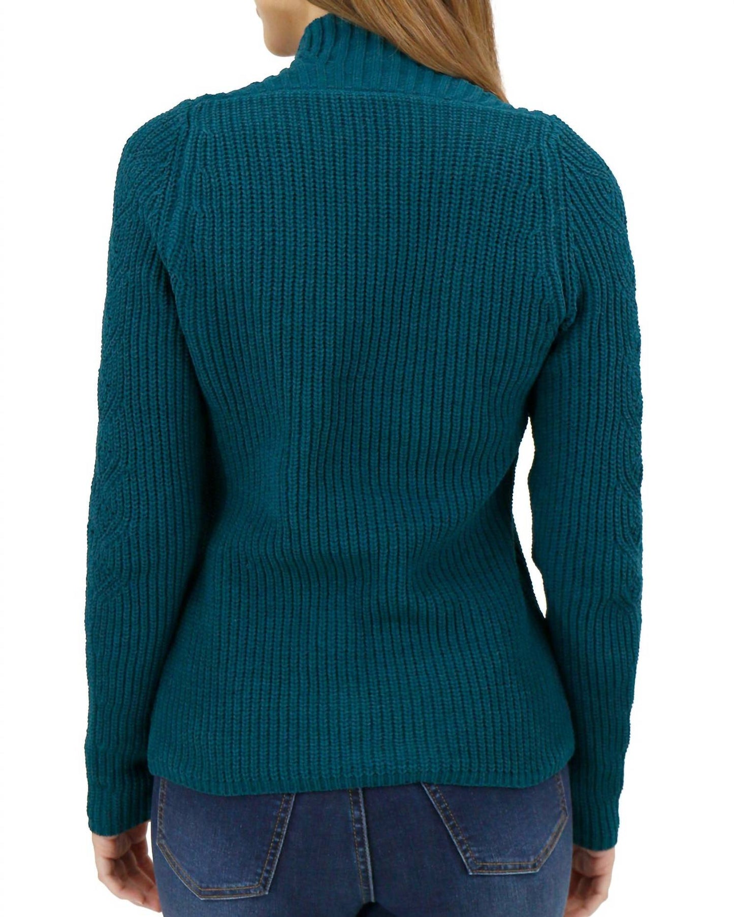 Grace And Lace - Cabled Sleeve Shrug Sweater