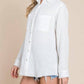 A Beauty By Bnb - Fray Gauze Blouse Top
