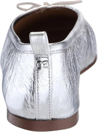 Sam Edelman - Sapatilhas femininas com detalhes em laço Ari e bico quadrado