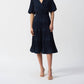 Joseph Ribkoff - Pleated Woven Fit And Flare Woven Dress