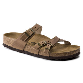 Birkenstock - Sandália Franca de couro oleado feminina