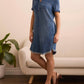 Tribal - Denim Pop Over Shirt Dress
