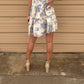 Aureum - Caroline Toile Ruffle Mini Dress