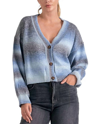 Elan - Cardigan Suéter Gola V