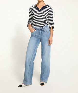 Fdj - Christina Mide Rise Wide Leg Jean