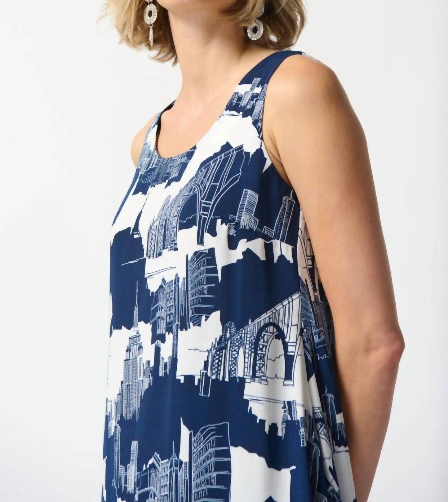 Joseph Ribkoff - Cityscape Sleeveless Shift Dress