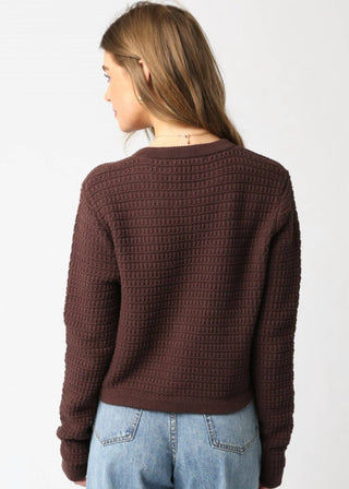 Olivaceous - Maggie Button Sweater