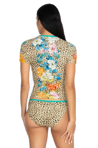 Johnny Was - Camisa Esportiva de Surf