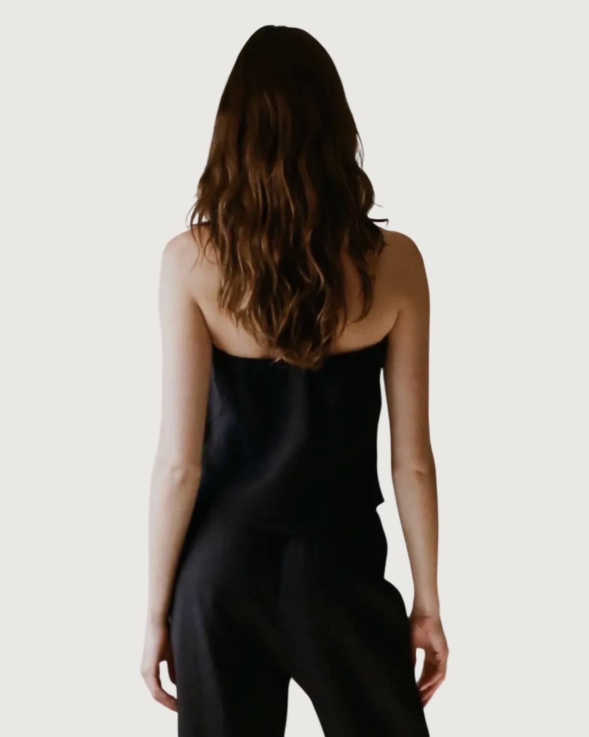 A.Ren - Palmer Strapless Linen Top